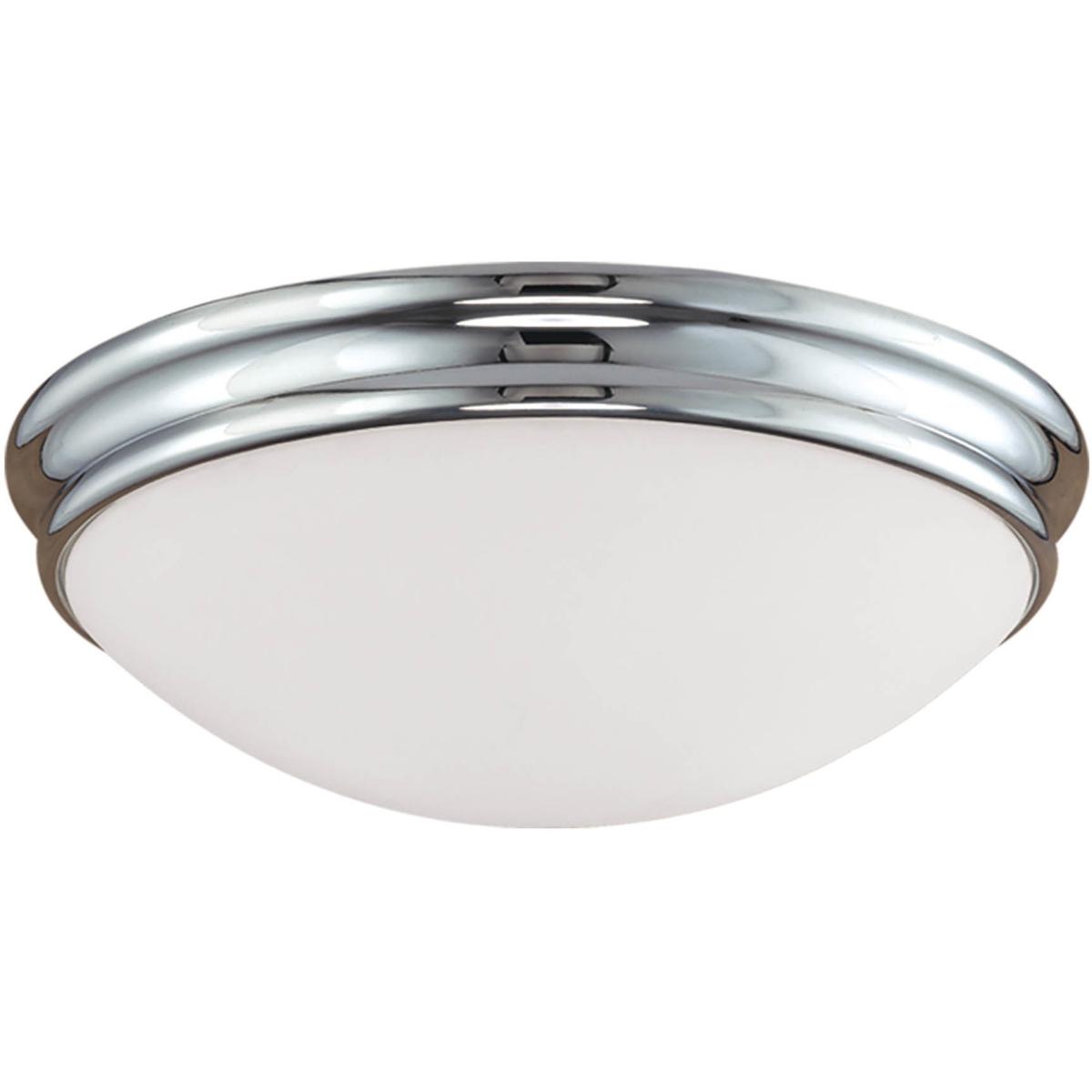 Millennium Lighting 5225-CH Baumann 3 Light 14 inch Chrome Flush Mount Ceiling Light